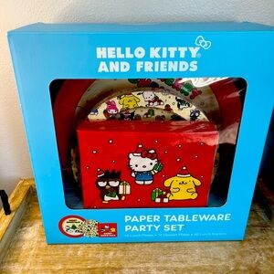 Hello Kitty and Friends Paper Tableware Party Set Merry Christmas